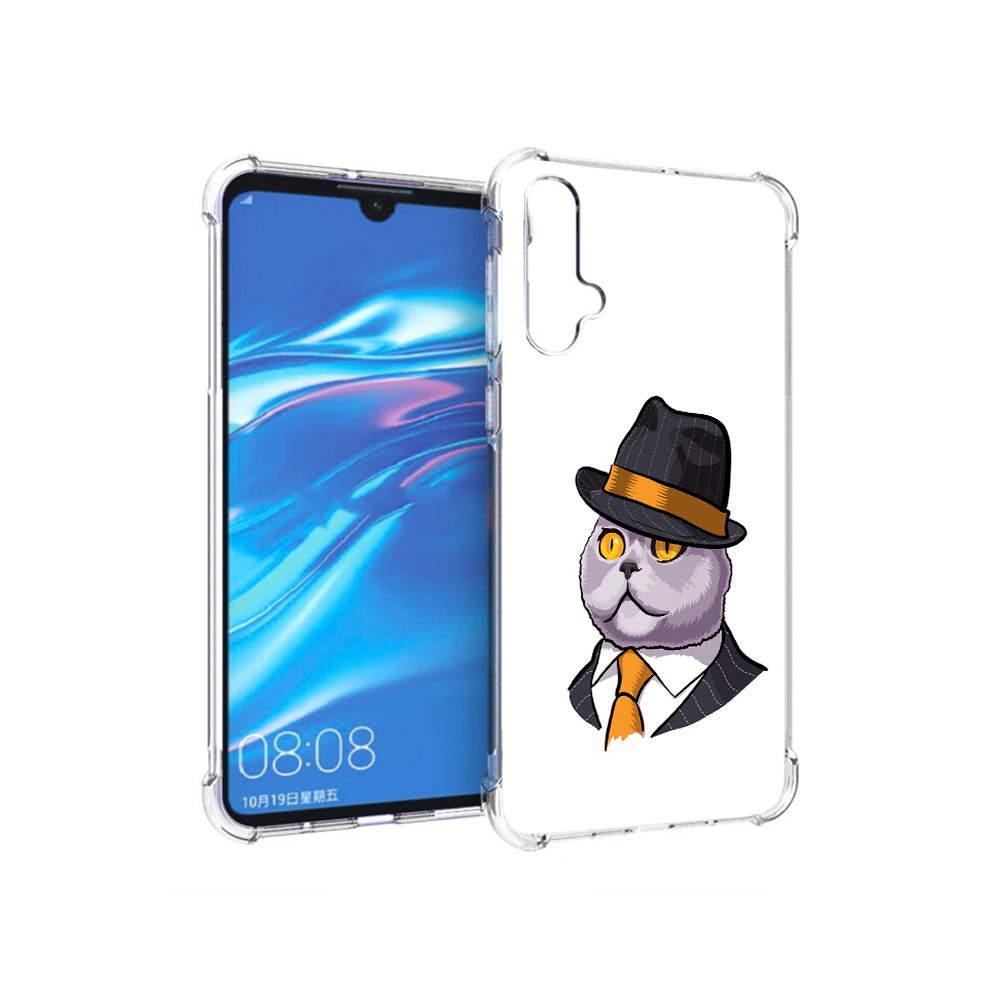 

Чехол MyPads Tocco для Huawei Nova 5 британец, Прозрачный, Tocco