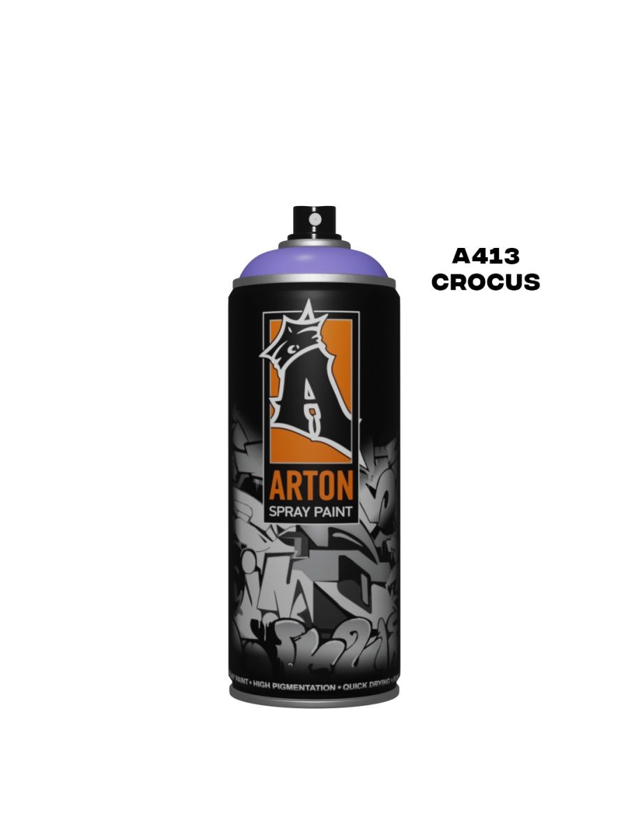 Аэрозольная краска Arton A413 Crocus 520 мл фиолетовая
