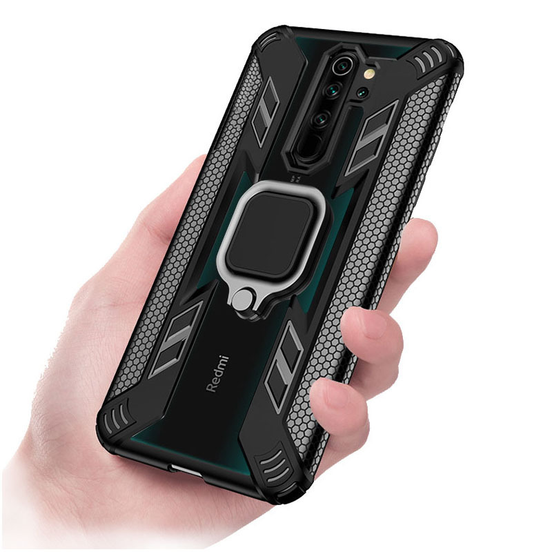

Чехол противоударный для Xiaomi Redmi 9, Defense Ring Holder, черный, Xiaomi Redmi 9