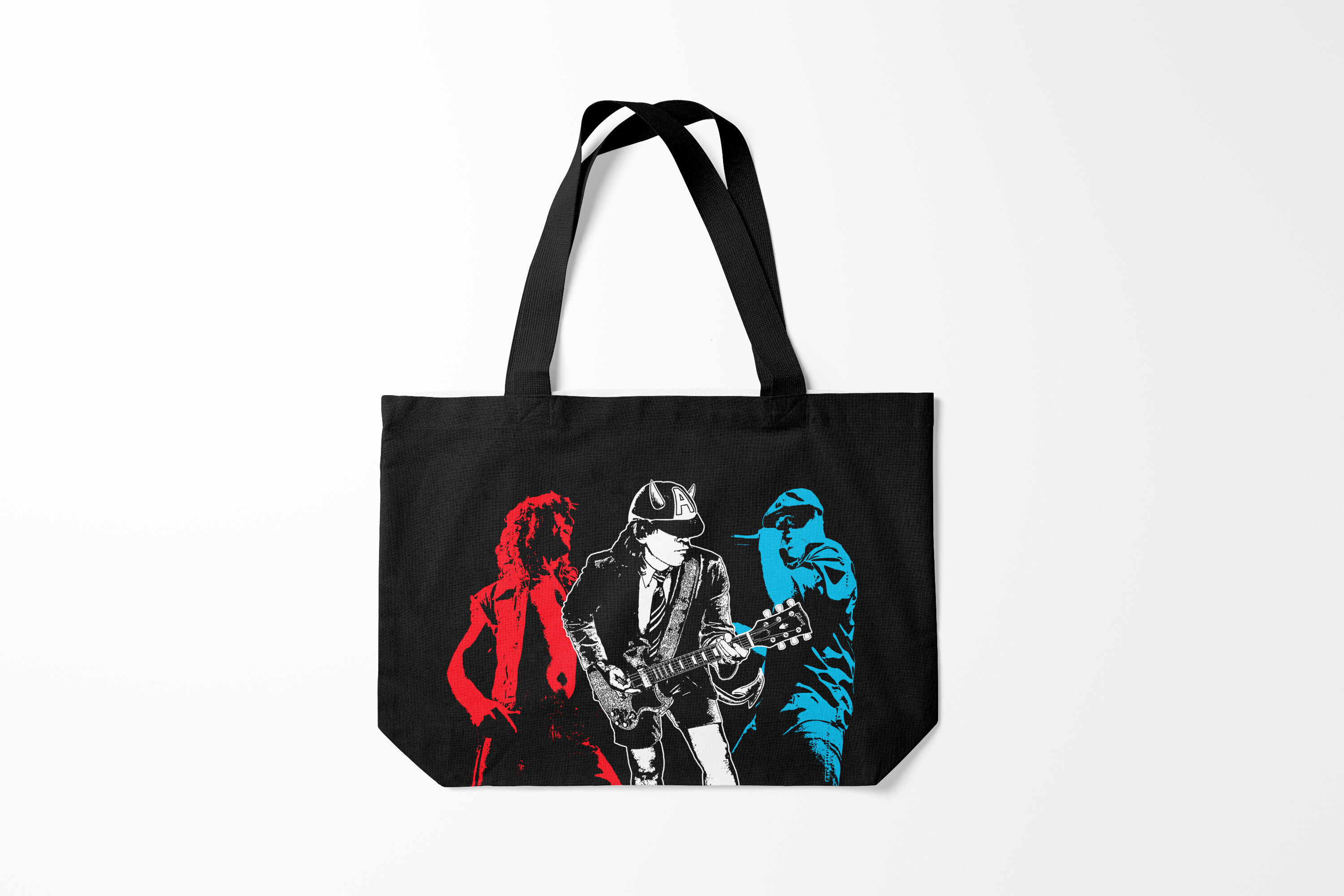 

Сумка шoппер унисекс Burnettie AC/DC AC DC Тор молнии, синий; черный, AC/DC AC DC Тор молнии