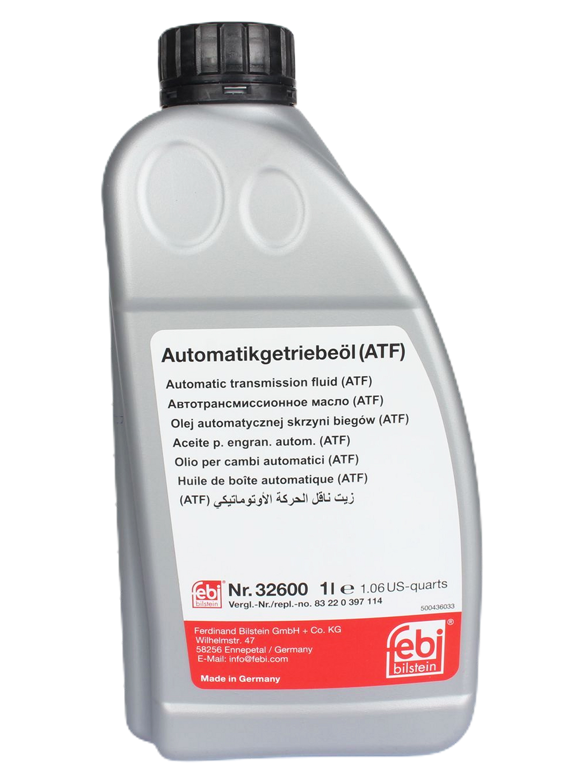 Масло Трансмиссионное Atf Dexron Vi 1л Hcv 32600 Nsin0019629879 Febi арт. 32600