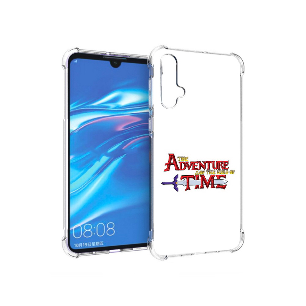 

Чехол MyPads Tocco для Huawei Nova 5 время приключений логотип, Прозрачный, Tocco