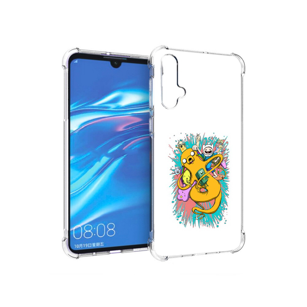 

Чехол MyPads Tocco для Huawei Nova 5 время приключений рисунок, Прозрачный, Tocco