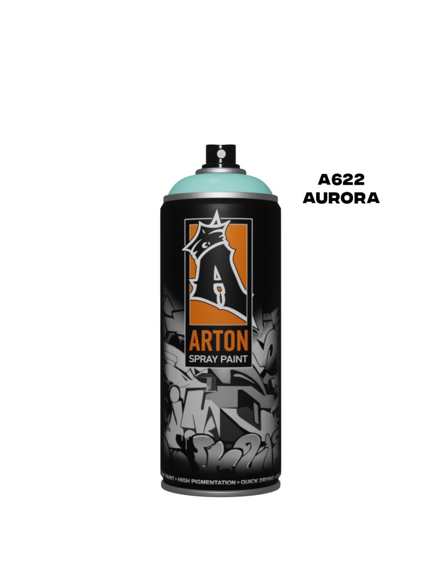 Аэрозольная краска Arton A622 Aurora 520 мл бирюзовая