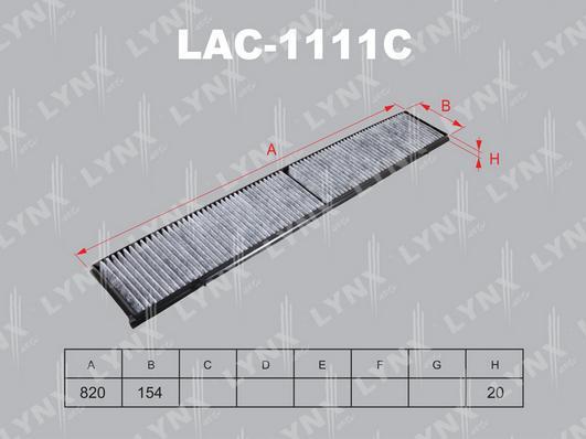 

Lac-1111C_Фильтр Салона Угольный Bmw 1/3 E87/E90/E91 All 04>