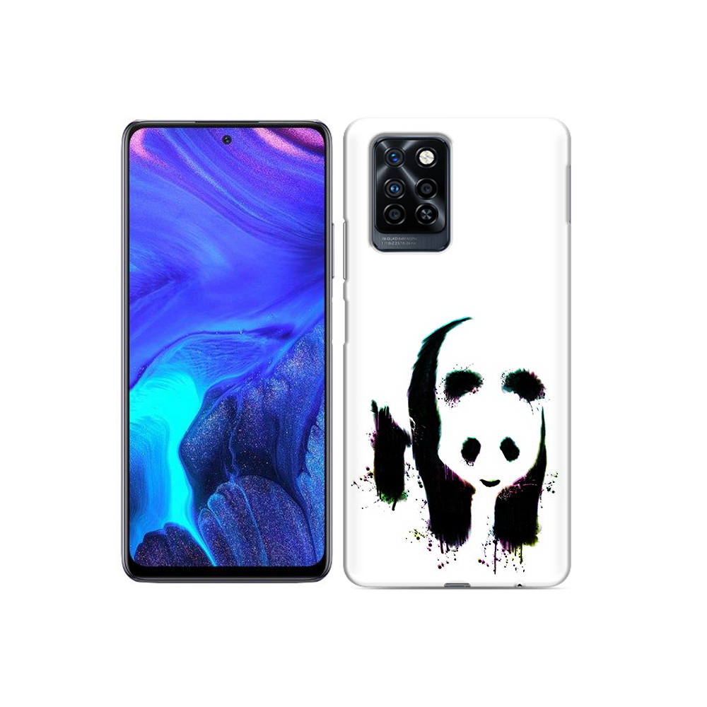 

Чехол MyPads Tocco для Infinix Note 10 Pro панда в акварели, Прозрачный, Tocco