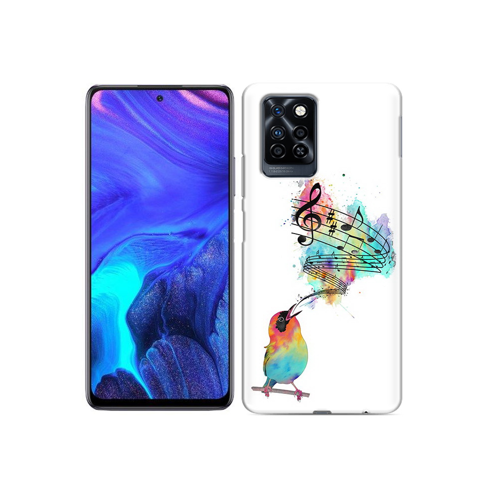 

Чехол MyPads Tocco для Infinix Note 10 Pro певчая птичка, Прозрачный, Tocco