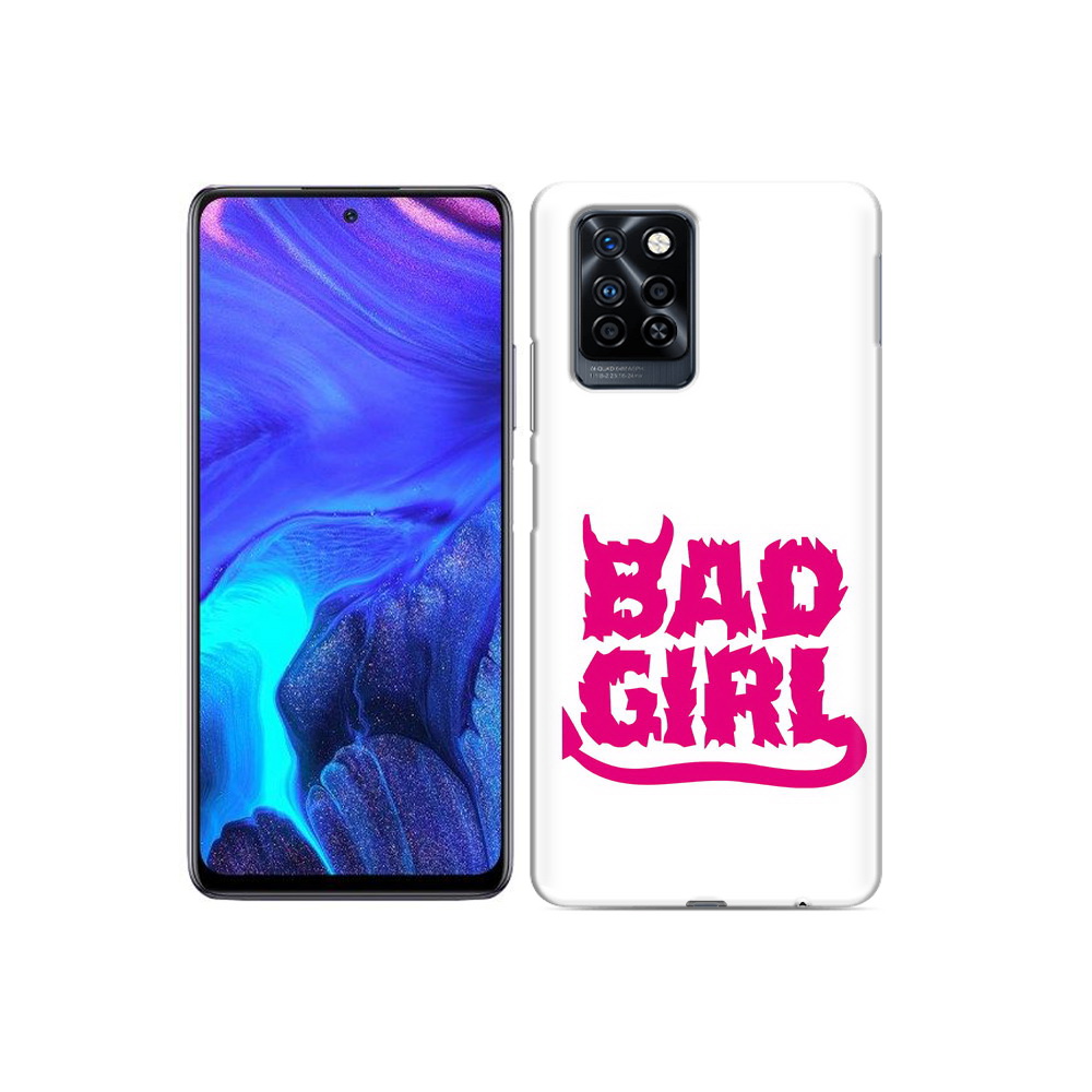 

Чехол MyPads Tocco для Infinix Note 10 Pro плохая девочка, Прозрачный, Tocco