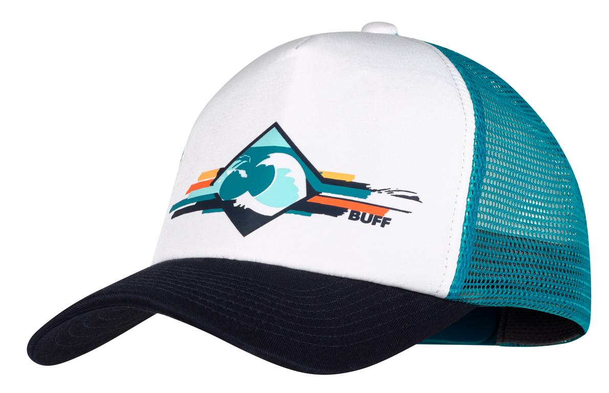 фото Бейсболка унисекс buff trucker cap голубая, р. 59