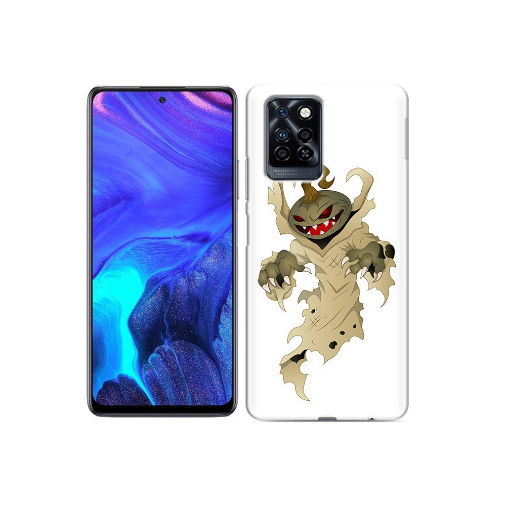 

Чехол MyPads Tocco для Infinix Note 10 Pro призрак хэллоуина, Прозрачный, Tocco