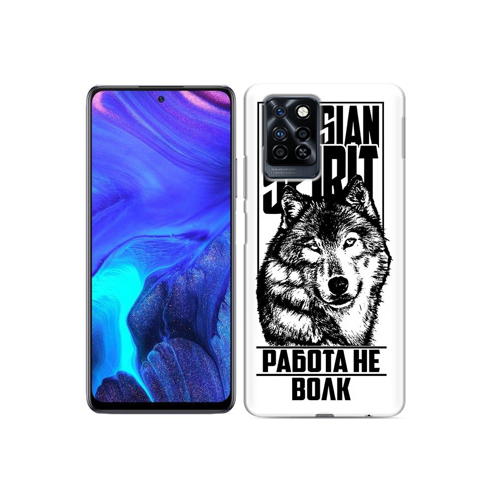 

Чехол MyPads Tocco для Infinix Note 10 Pro работа не волк, Прозрачный, Tocco