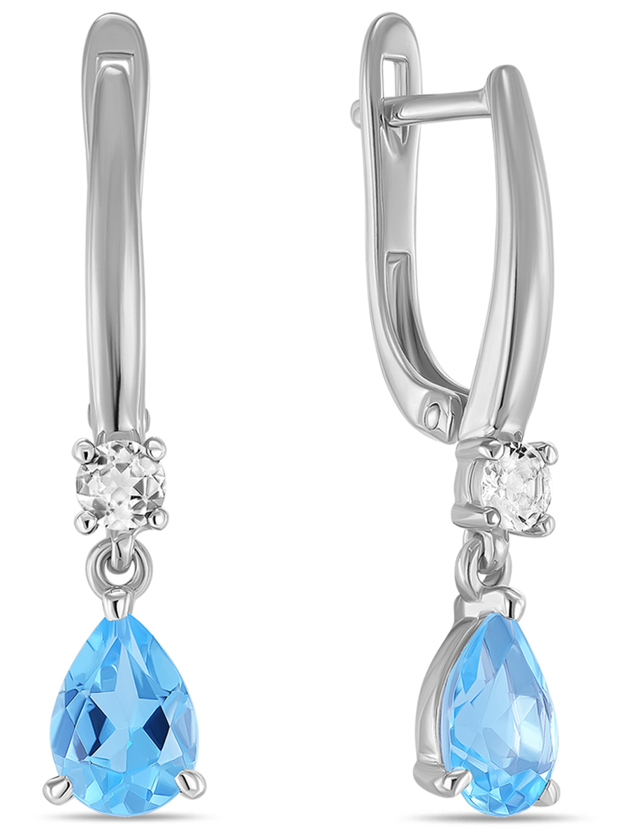 

Серьги из золота с топазом MIUZ Diamonds (Московский ювелирный завод) E01-35007-BT, E01-35007-BT