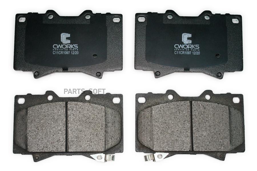 

Тормозные колодки CWORKS передние Low Metallic c11cr1097