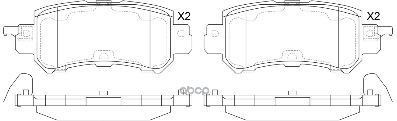 

Тормозные колодки SB Nagamochi BP25001