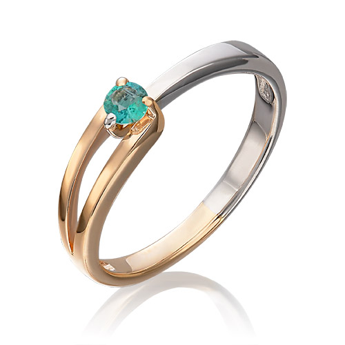 

Кольцо из золота с изумрудом р. 17,5 PLATINA jewelry 01-0441-00-103-1111-30, 01-0441-00-103-1111-30