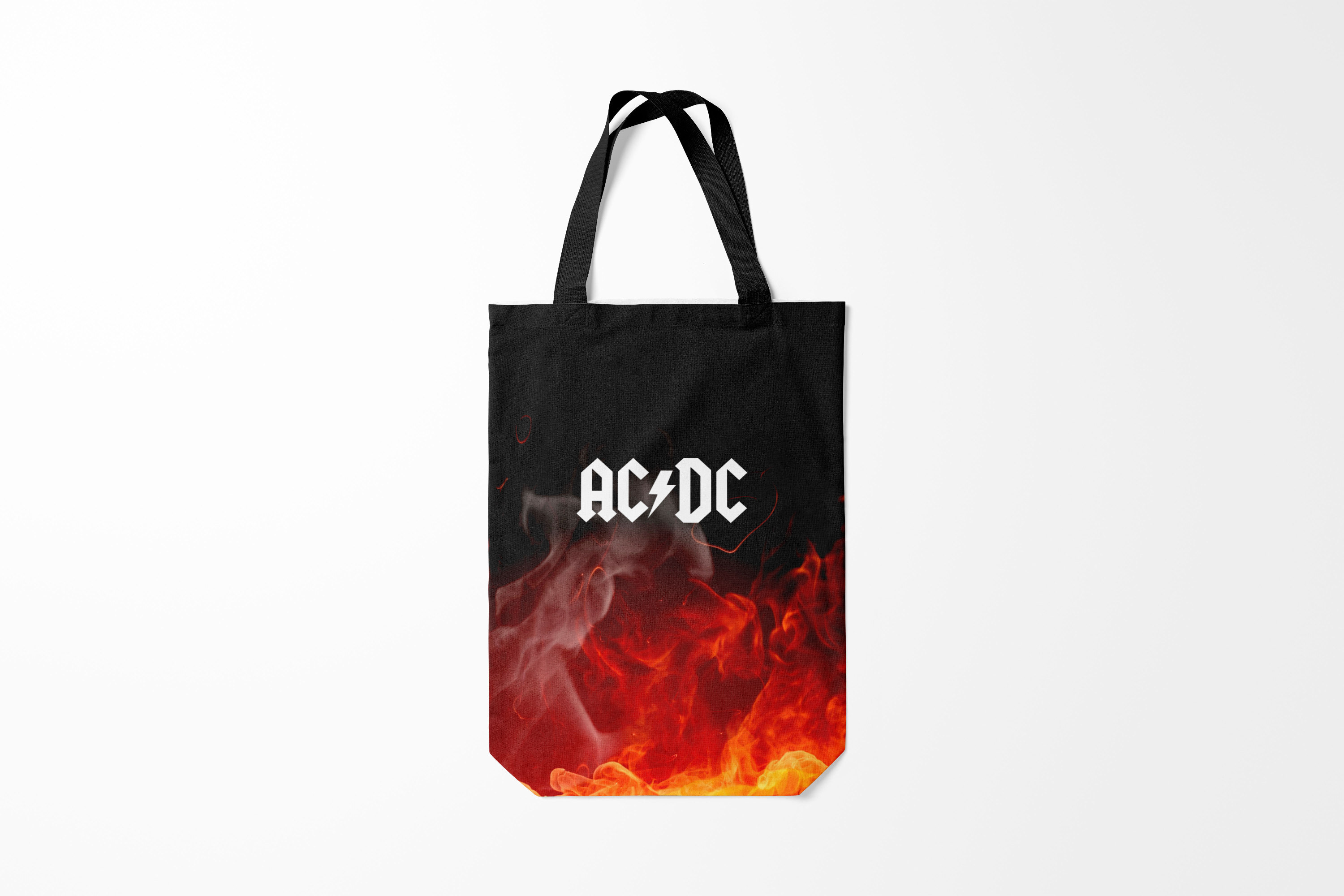 

Сумка шoппер унисекс Burnettie AC/DC АС/ДС Z, белый, AC/DC АС/ДС Z