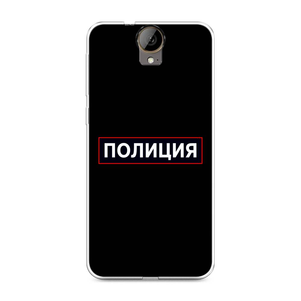

Чехол Awog на HTC One E9 Plus "Police logo", Черный;белый;красный, 102250-5