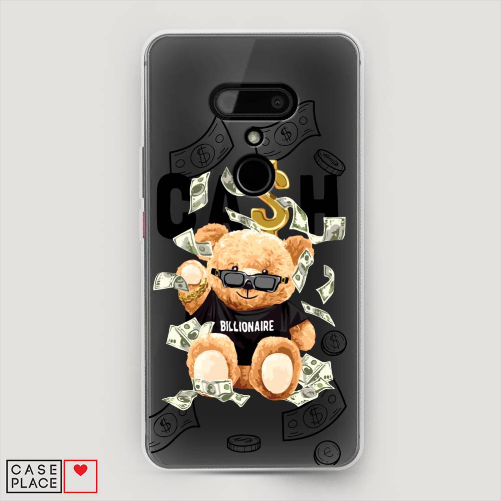 

Чехол на HTC U12 "Big cash", Черный;серый;бежевый, 102050-6
