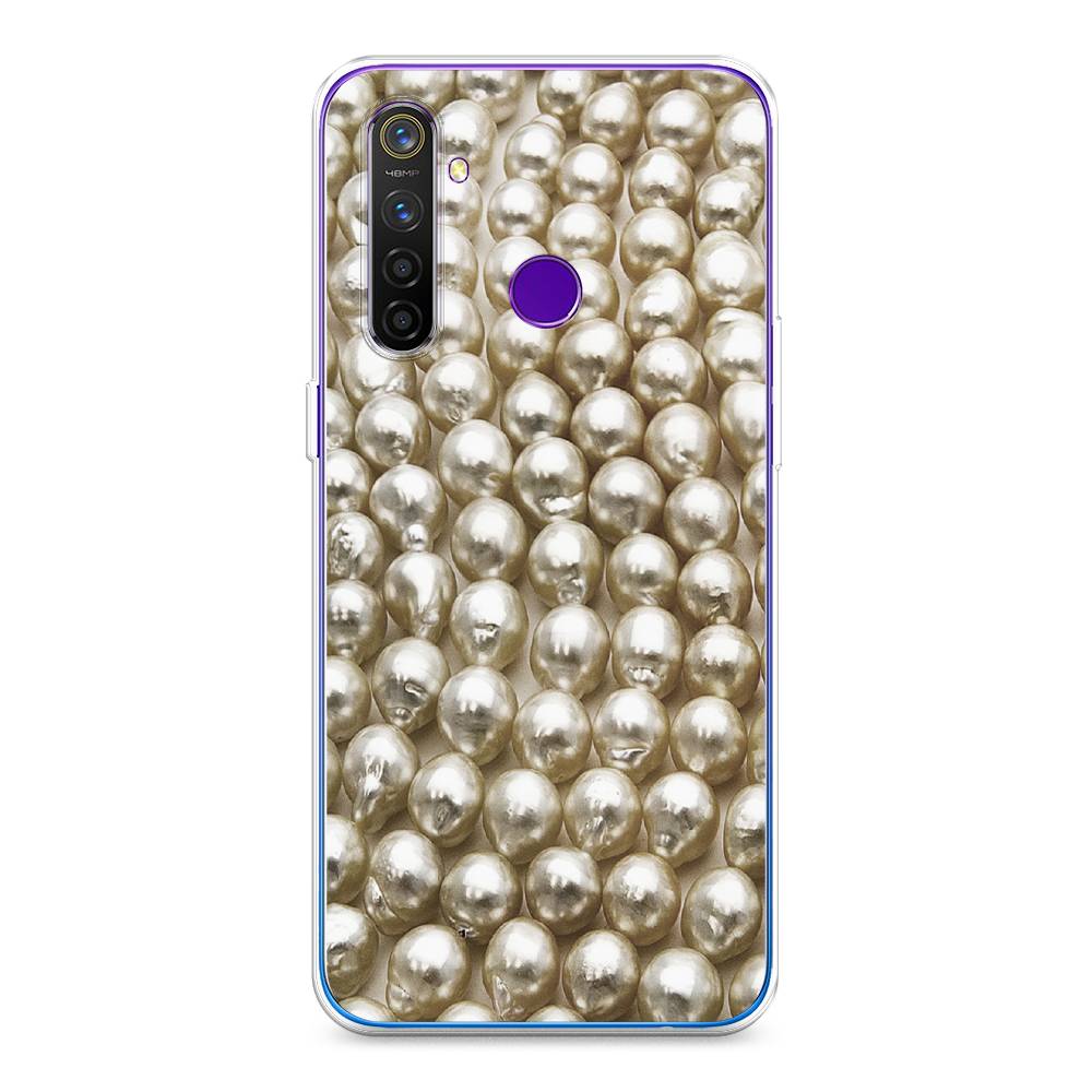 

Чехол на Realme 5 Pro "Жемчуг", Бежевый, 251650-3