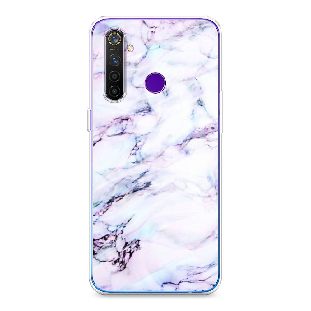 

Чехол на Realme 5 Pro "Радужный мрамор", Серый;фиолетовый, 251650-3