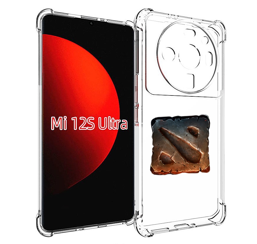 

Чехол MyPads dota 2 логотип 2 для Xiaomi 12S Ultra, Прозрачный, Tocco