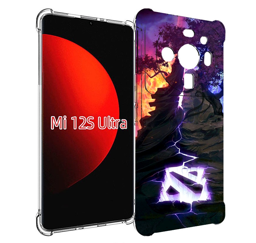 

Чехол MyPads dota 2 логотип для Xiaomi 12S Ultra, Прозрачный, Tocco