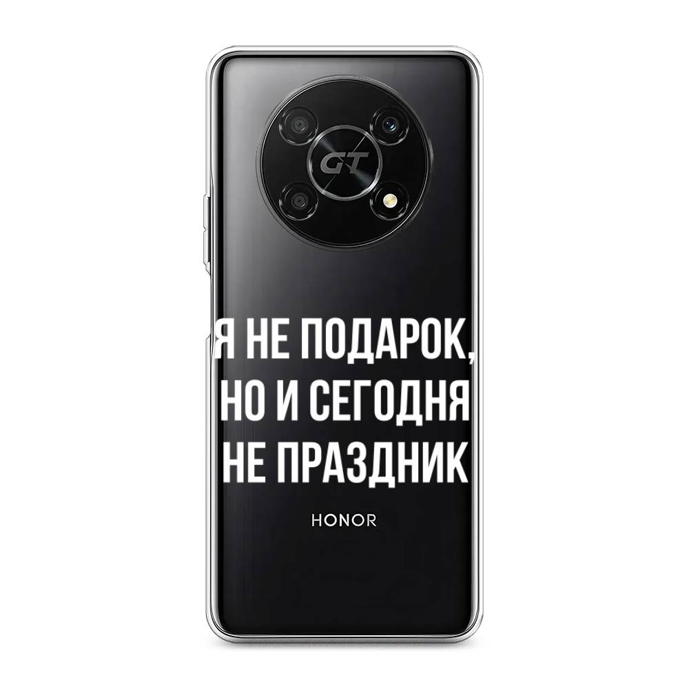 

Чехол Awog на Honor X40 GT "Я не подарок", Серый;белый;прозрачный, 6120150-6