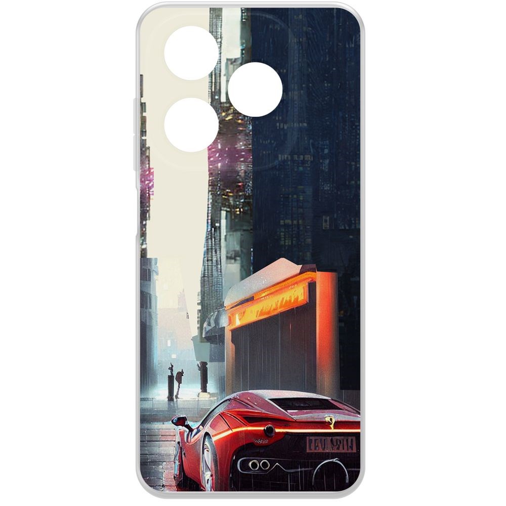 

Чехол-накладка Case Сити для TECNO Spark 20, Прозрачный
