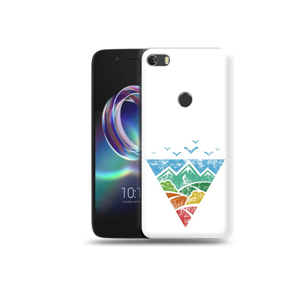 

Чехол MyPads Tocco для Alcatel Idol 5 Лес земля море чайки (PT82010.678.105), Прозрачный, Tocco