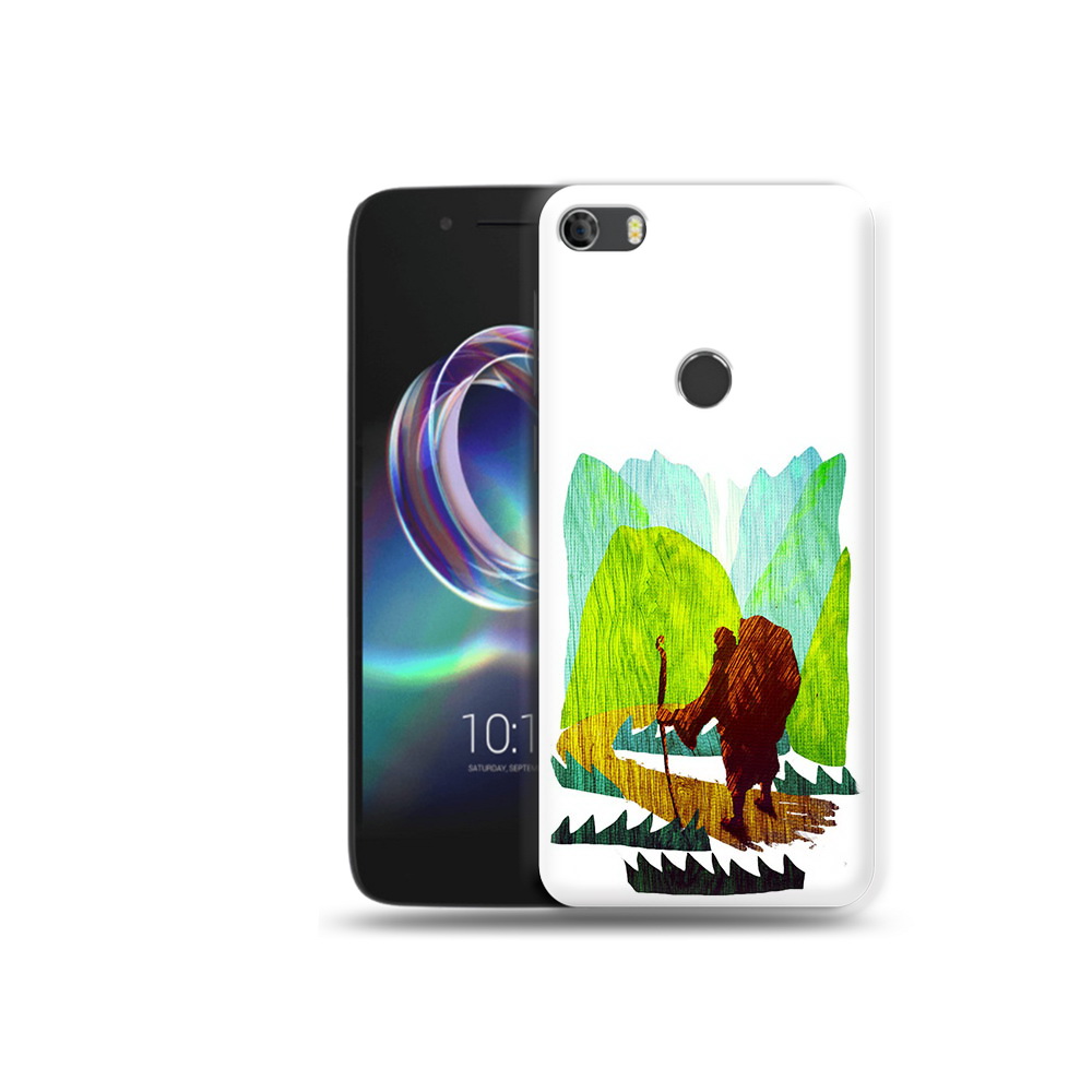 

Чехол MyPads Tocco для Alcatel Idol 5 Лесная тропа (PT82010.678.106), Прозрачный, Tocco