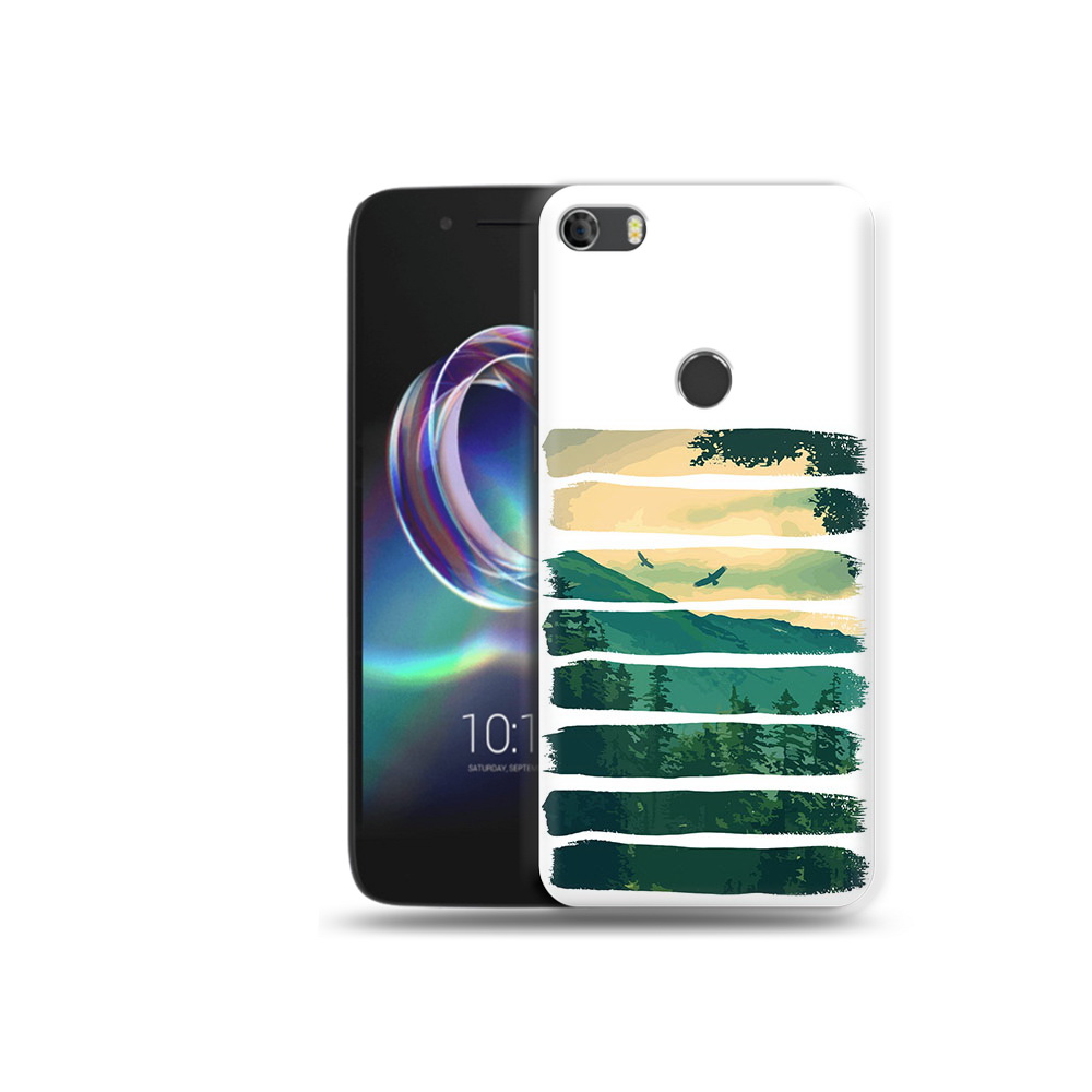 

Чехол MyPads Tocco для Alcatel Idol 5 Лесная чаща (PT82010.678.107), Прозрачный, Tocco