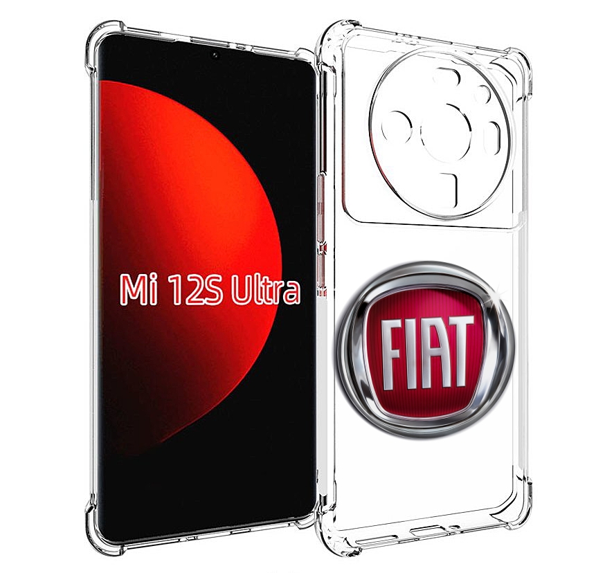 

Чехол MyPads fiat-фиат мужской для Xiaomi 12S Ultra, Прозрачный, Tocco