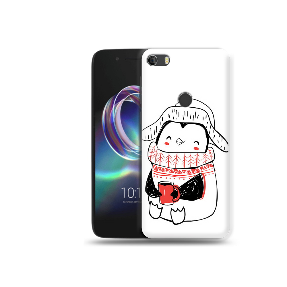 

Чехол MyPads Tocco для Alcatel Idol 5 Милый пингвин (PT82010.678.115), Прозрачный, Tocco
