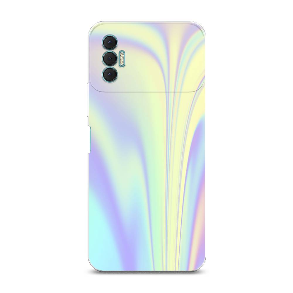 

Силиконовый чехол "Фиолетовая голограмма" на Tecno Spark 8P, Фиолетовая голограмма