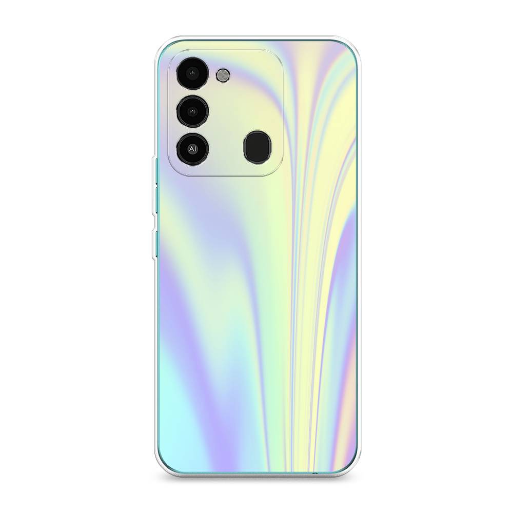 

Силиконовый чехол "Фиолетовая голограмма" на Tecno Spark Go 2022, Фиолетовая голограмма