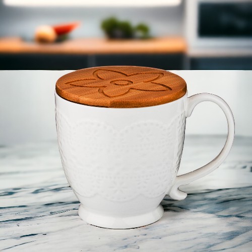 

Кружка Lefard для чая с крышкой, фарфоровая, 500 мл