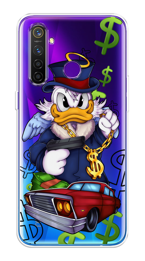 

Чехол на Realme 5 Pro "Scrooge McDuck with a Gold Chain", Красный;синий;белый, 251650-6