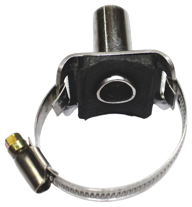 Хомут со штуцером Экстрасервис, нержавеющая сталь, для шланга 16 мм, на трубу 31-52 мм