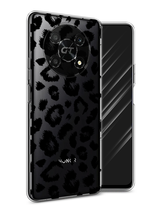 

Чехол Awog на Honor X40 GT "Окрас леопарда фон", Черный, 6120150-2