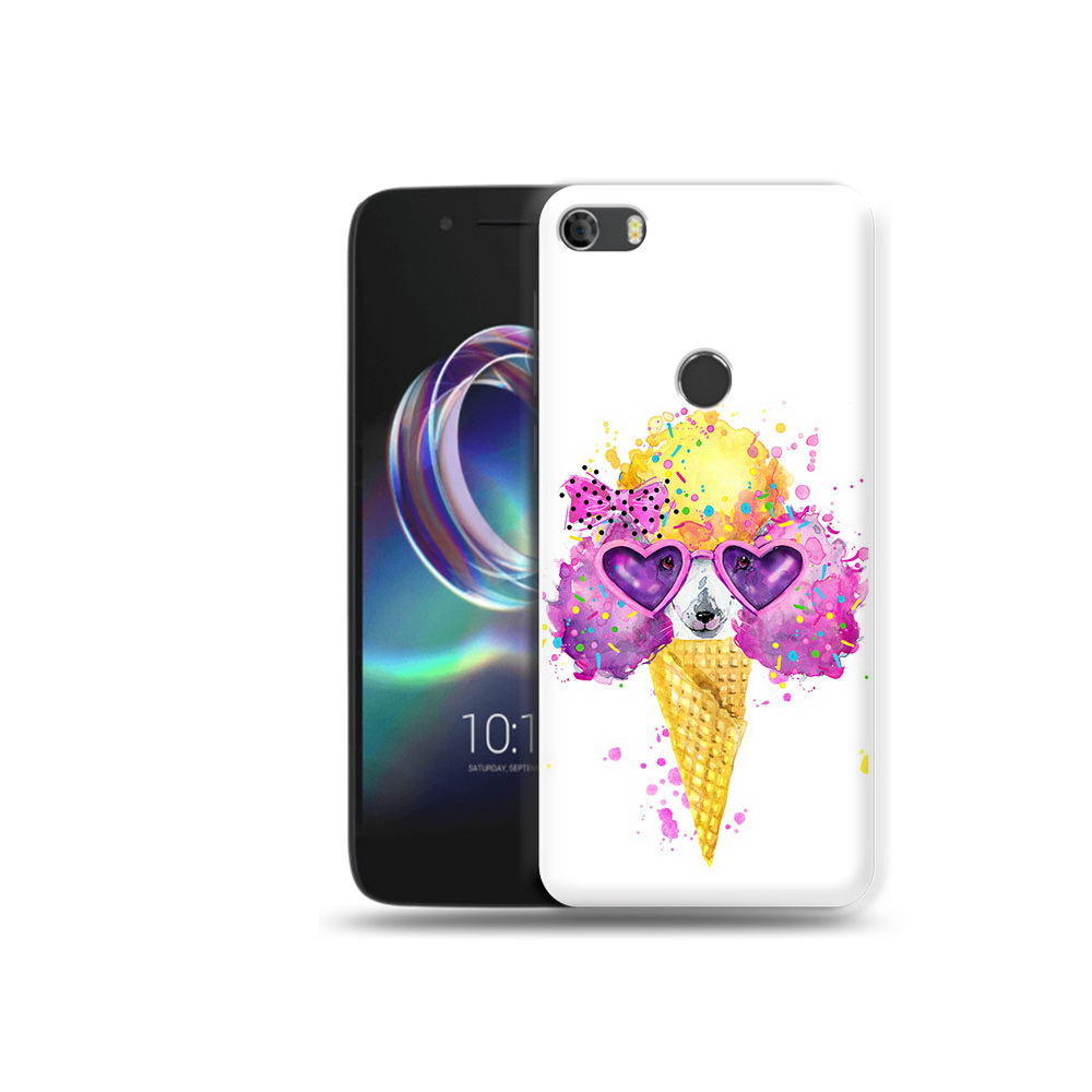 

Чехол MyPads Tocco для Alcatel Idol 5 Рожок (PT82010.678.146), Прозрачный, Tocco