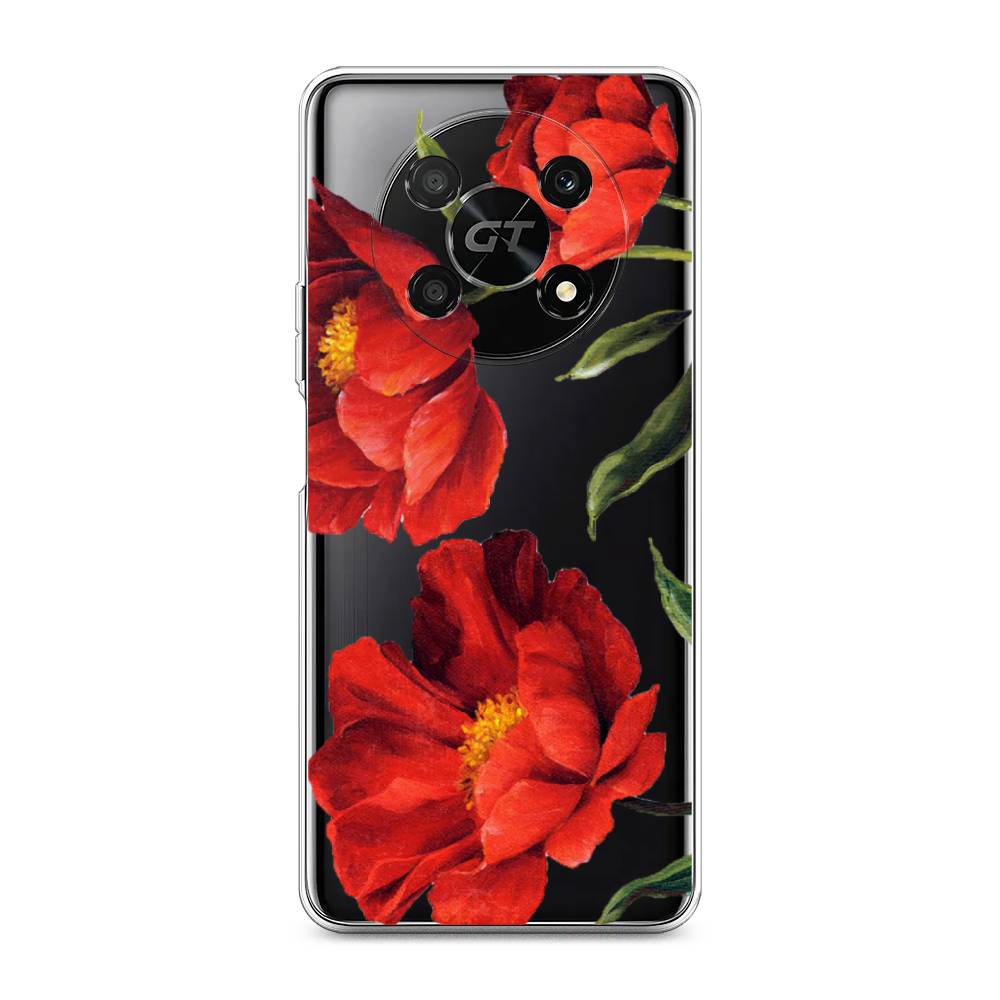 

Чехол Awog на Honor X40 GT "Красные маки", Красный, 6120150-8