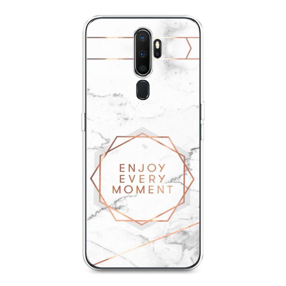 

Чехол Awog на Oppo A5/A9 2020 "Enjoy every moment мрамор", Разноцветный, 251950-7