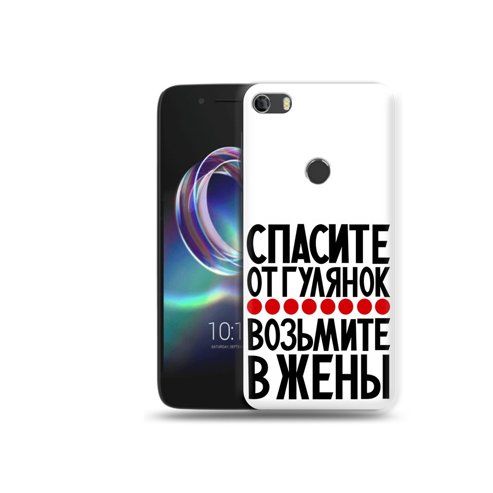 

Чехол MyPads Tocco для Alcatel Idol 5 Спасите от гулянок возьмите в жены (PT82010.678.160), Прозрачный, Tocco