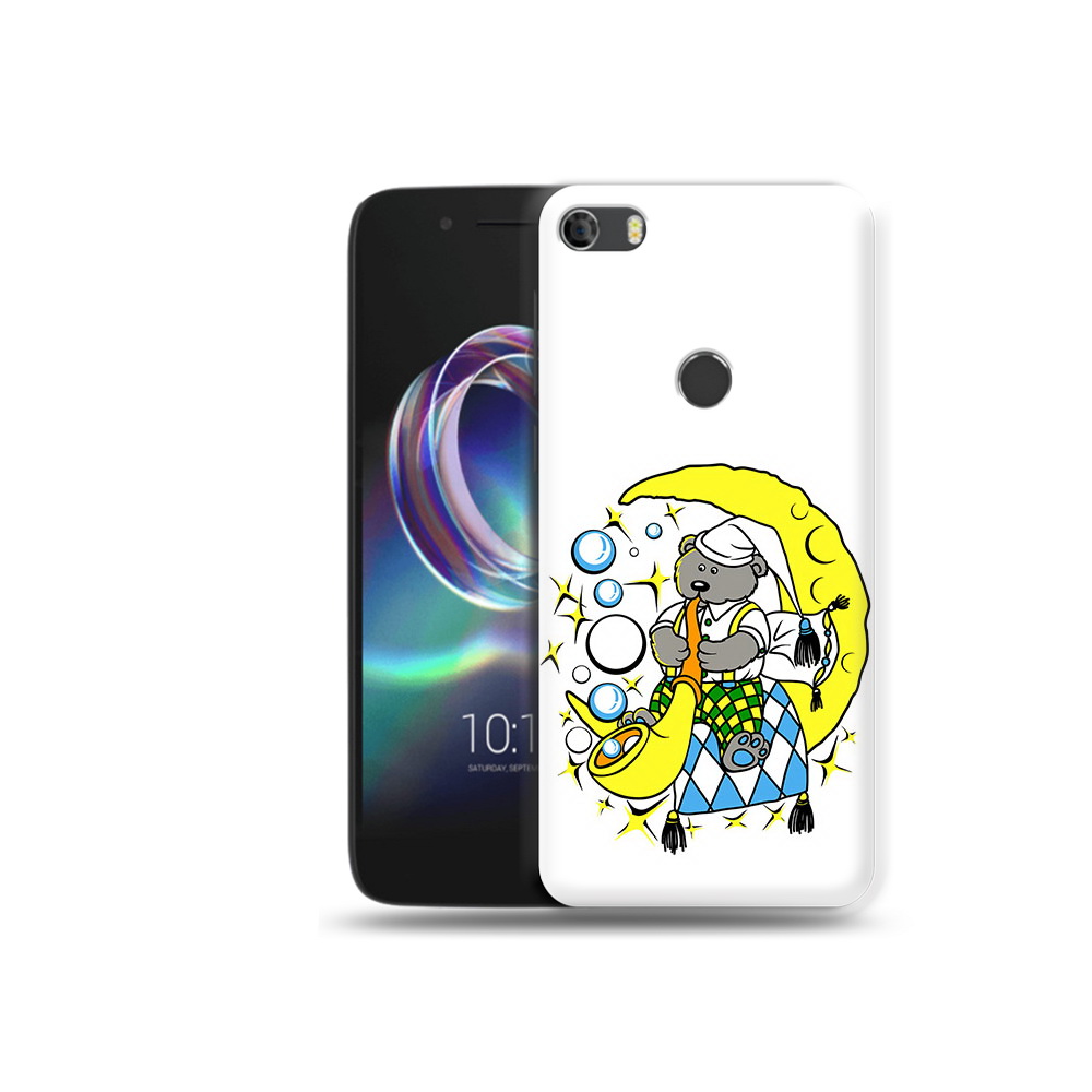 Чехол MyPads Tocco для Alcatel Idol 5 Сырная луна (PT82010.678.167)