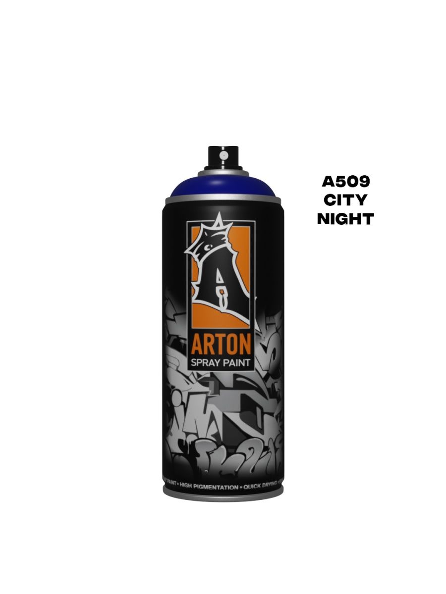 Аэрозольная краска Arton A509 City Night 520 мл синяя