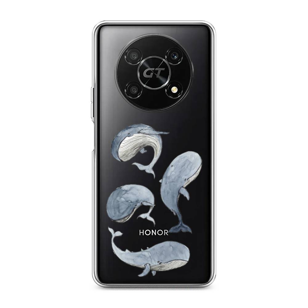 

Чехол Awog на Honor X40 GT "Киты", Голубой;белый;прозрачный, 6120150-1