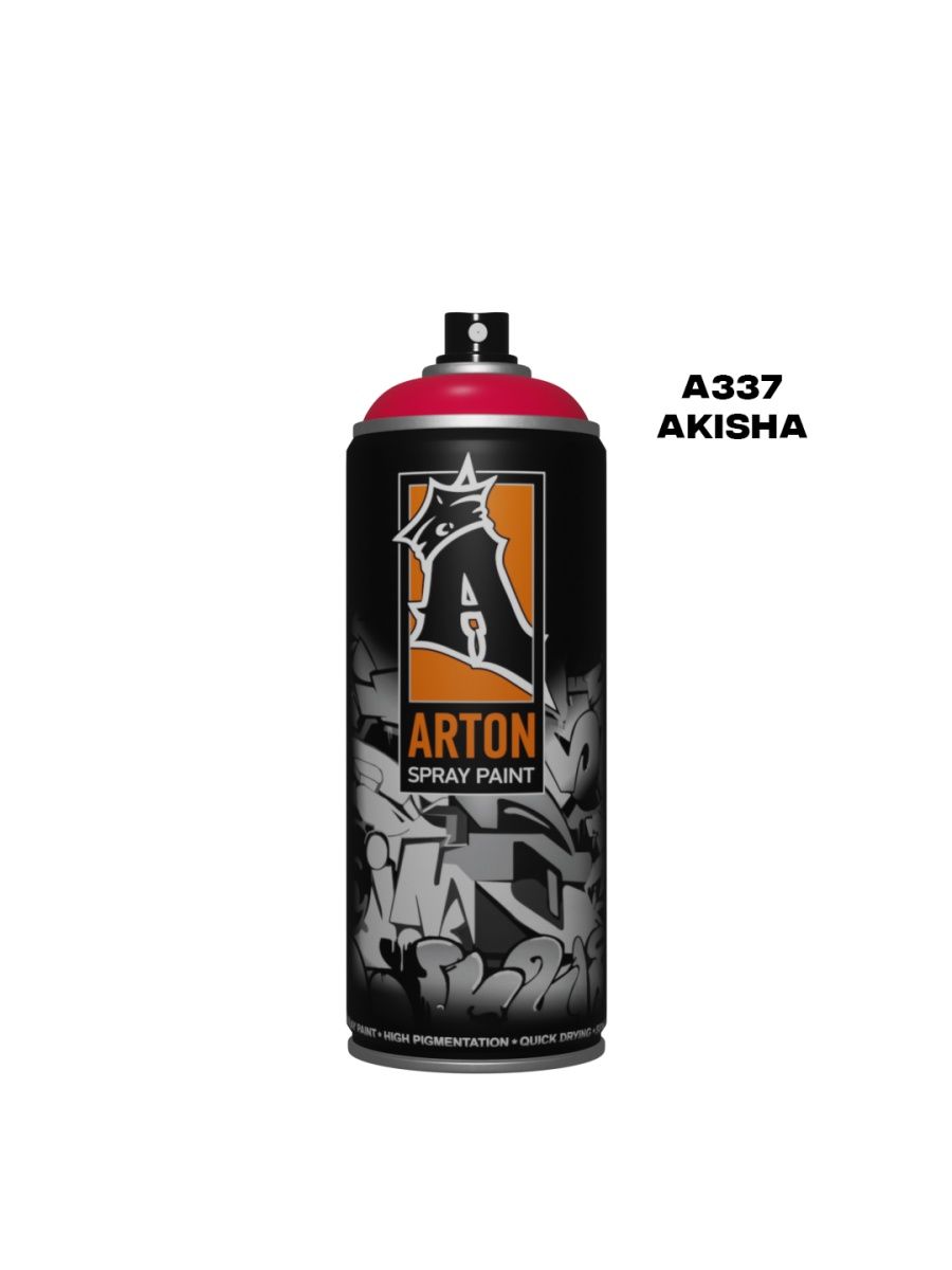 Аэрозольная краска Arton A337 Magenta 520 мл розовая накладка на стол пластиковая а4 339 х 244 мм 500 мкм тонированная розовая