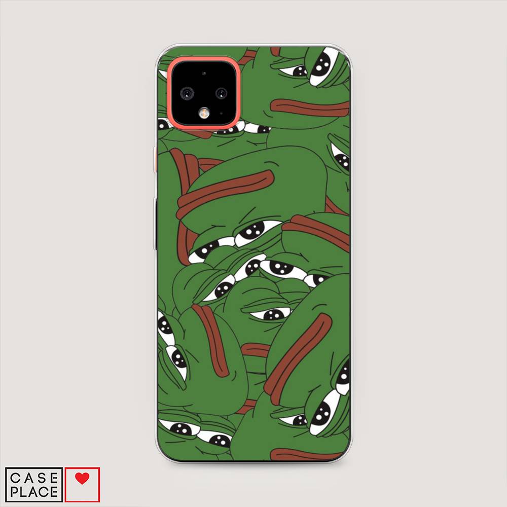 

Чехол Awog на Google Pixel 4 XL "Печальный frog", Разноцветный, 270550-9