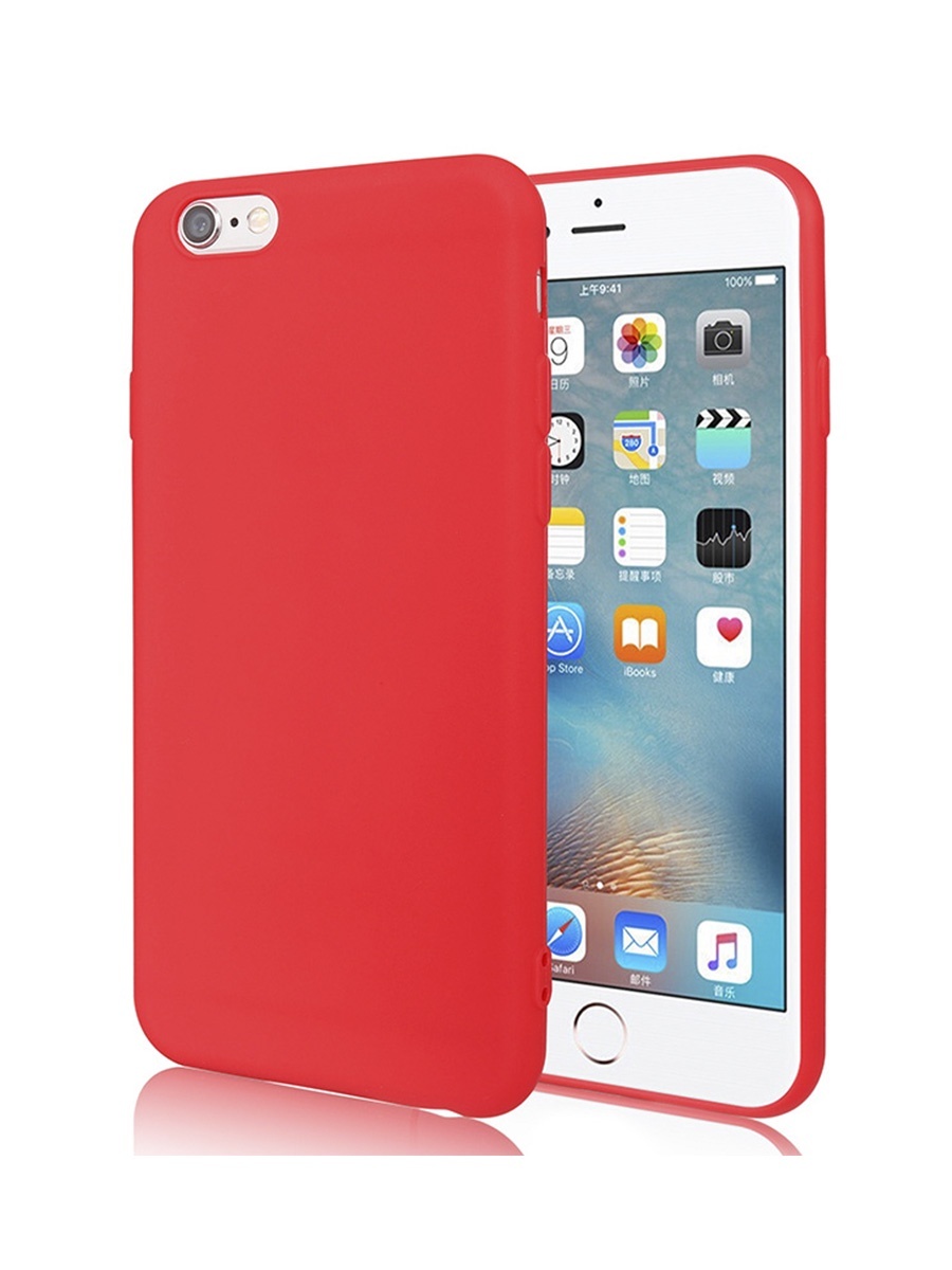 

Чехол силиконовый для iPhone 6/6S Full case series красный, Apple iPhone 6 / 6S