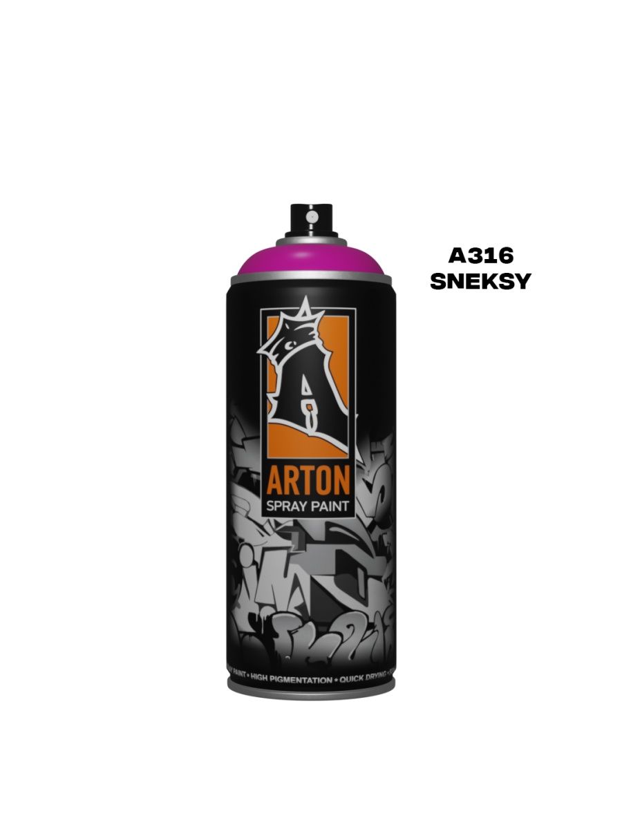 Аэрозольная краска Arton A316 Sneksy 520 мл розовая